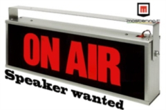 Speaker Wanted